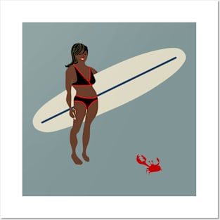 Surfer girl : Posters and Art